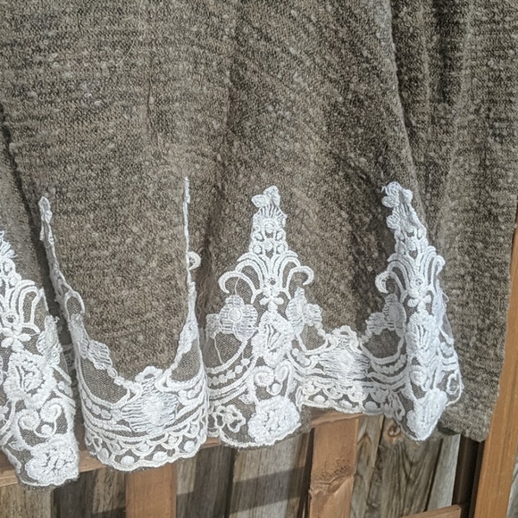 A'Reve Peplum Scoopneck Sweater - Picture 6 of 12